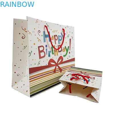 Luxusmarke Custom Logo Schuh Boutique Verpackung Geschenkpapier Einkaufstüte Für Kleidung