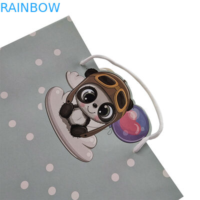 Papierseil String Kraft Papiertasche Handgriff Seil Tasche Akzeptieren Sie Anpassung Farbe Verknotete Papierverpackung