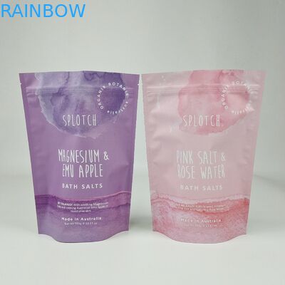 500 Stück 1000 Stück Low Moq Reißverschluss Lebensmittel Süßigkeiten Verpackung Custom Digital Printing Reseal Stand Up Tasche