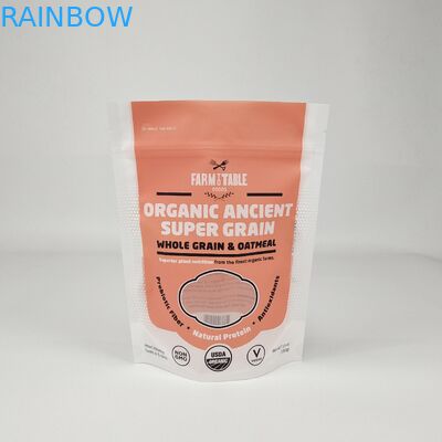 Custom Logo Lebensmittelverpackung Geruchsschutz Zip Selbstversiegelung Stehen Sie auf Taschen Matte Finish Metallische Wirkung gedruckt Stehen Sie auf Zippe