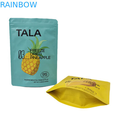 Niedrige MOQ Maßgeschneiderte Cashewnüsse Trockenfrüchte Snack Lebensmittel Verpackungstüten Weichberührung Mylar Tasche