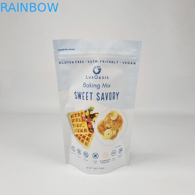 Custom gedruckte Stand Up Zip Lock Plastiktüten Mylar Tasche für Kaffee Tee Süßigkeiten Schokoladenstäbe Lebensmittelverpackung Mylar Tasche