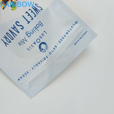 Custom Laminated Aluminiumfolie Reißverschluss Tasche Stand Up Tasche Matte Rot Verpackung Tasche mit geruchsicheren Reißverschluss für Kaffee