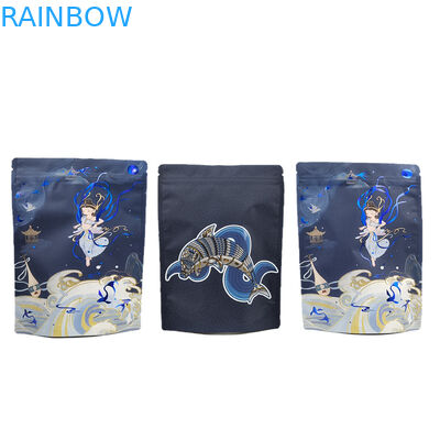 Großhandel auf Maß gedruckte wiederverwendbare Süßigkeiten Tee Snack Schokolade Lebensmittelverpackung Stand-up Childproof Bag