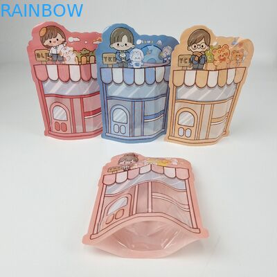 Gravure Printing Matte Print Mylar Stand Up Bag Packaging Bag Heizverriegelbare Rosinen leicht zu zerreißen Notch Ziplock Taschen