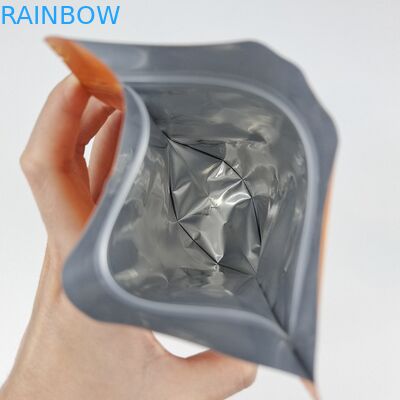 Großhandel Custom Logo Stehbeutel Geruchsfeste Lebensmittelverpackung Doypack Reißverschluss Plastiktüten mit Fenster