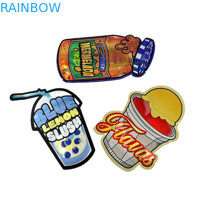 Recycelte spezielle, kundenspezifische 7 14 28g Gummies Kindersichere Aluminiumfolie Süßigkeiten Mylar Tasche