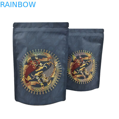 Custom Printed Heat Seal 3.5 7g 1oz Kunststoff Soft Touch Mylar Bag Digital Print Gummie Candy Verpackung