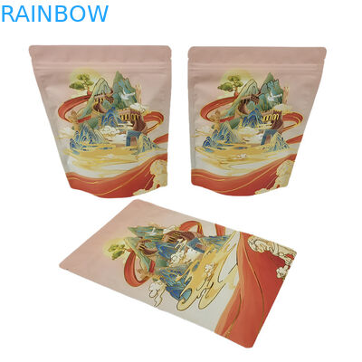 Bestseller Custom Soft Touch Mylar Bag Stand Up Aluminiumfolie 3,5 g Geruchsdicht Protein Kaffee Gewürze Mehl Verpackung Po