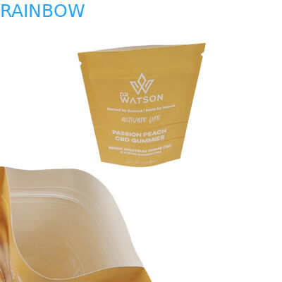 Warm verkaufte kundenspezifische Design gedruckte biologisch abbaubare Stand-up Kraftpapierbeutel Öko-freundliche Gummi-Candy-Verpackung