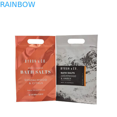 Spa-Badewanne Soak Scrub Salzpackungstüte Stand-up Reißverschluss Plastiktüte Seife Meersalzbad Produktverpackungstüten