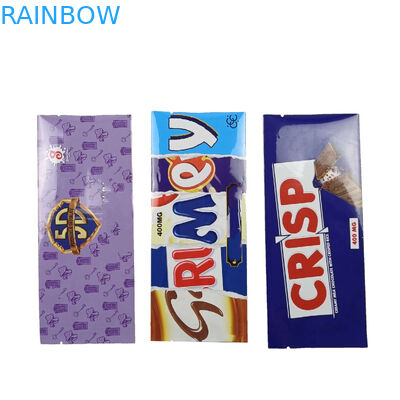 Leerer Zucker-Kaffee-Protein-Pulverbeutel Rückseite Versiegelte Verpackung