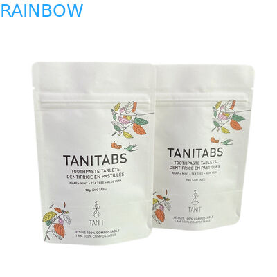 Gewässerdichtes, biologisch abbaubares Kraftpapier, Ziplock-Tasche, Reißverschluss-Tasche