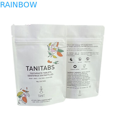 Gewässerdichtes, biologisch abbaubares Kraftpapier, Ziplock-Tasche, Reißverschluss-Tasche