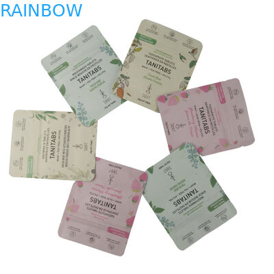 Custom Brand Printing Kompostierbares Lebensmittel-Polyethylen Biodegradables Kraftpapier Stehen Sie auf Tasche Mylar Ziplock Taschen