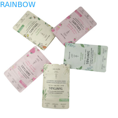 Custom Brand Printing Kompostierbares Lebensmittel-Polyethylen Biodegradables Kraftpapier Stehen Sie auf Tasche Mylar Ziplock Taschen