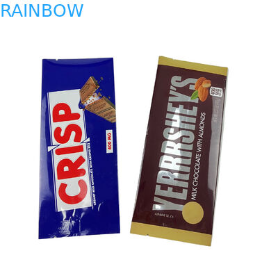 Spezialgedruckte Lebensmittelqualität Rückseite Versiegelte Tasche Snack Energy Bar Verpackung Pilz Schokoladenbeutel