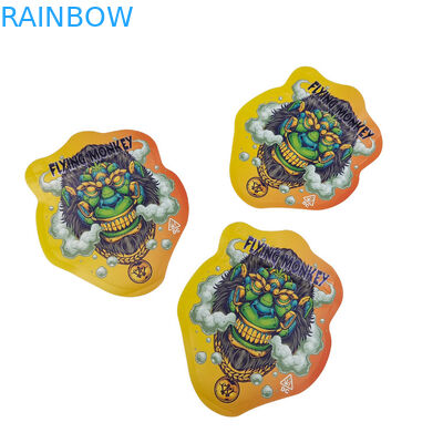 Custom Print Form Mini Mylar Tasche 1g 3.5g 7g 14g 28g Pilz Kinderbeständig Geruchsfreudig Weichberührung Cali Pack Mylar Tasche