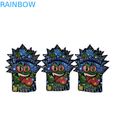 Besonderes Druckverpackungsdesign Geruchsschutzbeutel Wiederverschließbare Lebensmittelspeicher 3,5 g Snackbeutel Kunststoffverpackung Mylar-Taschen