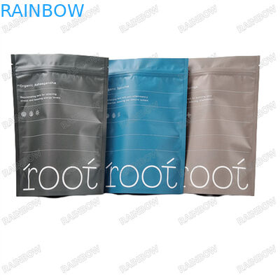 Logo Custom Printing Wiederverwendbare Taschen für Körper-Scrub Wasserdichtes Muster Stehen Tasche mit Reißverschluss