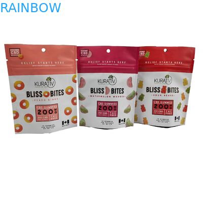 Speziell gedruckte Food Grade Mylar Tasche Kaffeebeutel Verpackungstüte Wärmesiegel Reißverschluss Lamierte Stehtaschen 454g