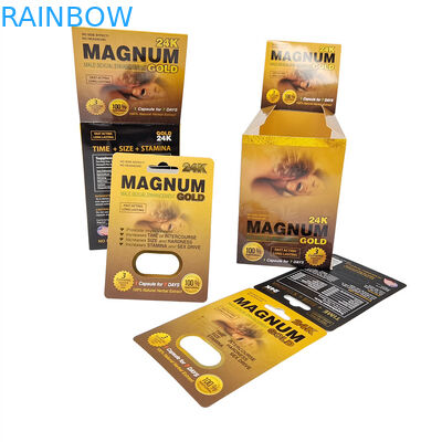 Großhandel Nashorn Honig Druck Gold Geheimnis Wunder Honig 3d Papier Karten Anzeigebüro Honig Beutel Verpackung