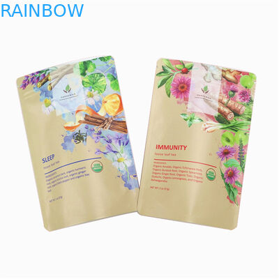 Glanz- oder Matte-Ausgefertigte Teebeutel Verpackungsbeutel und Hochleistungsbeutel