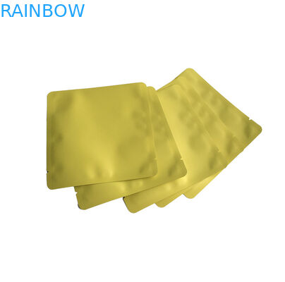 Kundenspezifisches Logo Nahrungsmittelqualität Offener Vorderverschluss 3 Seiten Versiegelungstüte für Gesichtsmaske