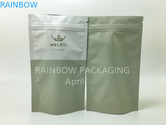 Custom Plastikbeutel Ziplock Aluminiumfolie Teeverpackung Stehen Tasche Geruchsschutz Mylar Tasche für Kaffee