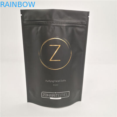 Druckfolienbeutelverpackung für Steh-Body-Scrubbag mit Reißverschluss