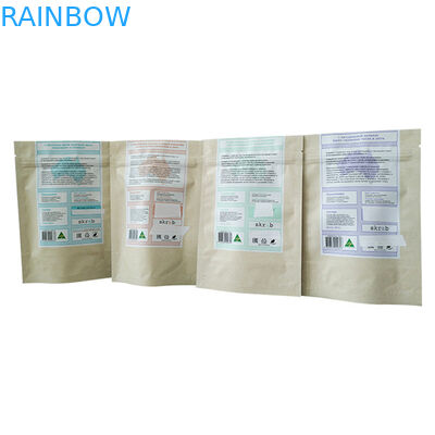 Stehen Sie auf Silberfolienbeutel mit Doy Pack Design für Kaffeekörper-Scrub-Verpackungen