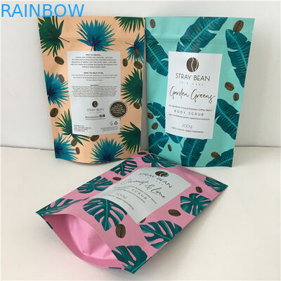 Gravaturdruck Aluminiumfolie-Beutel für Kaffeekörper-Scrub-Verpackungsbeutel