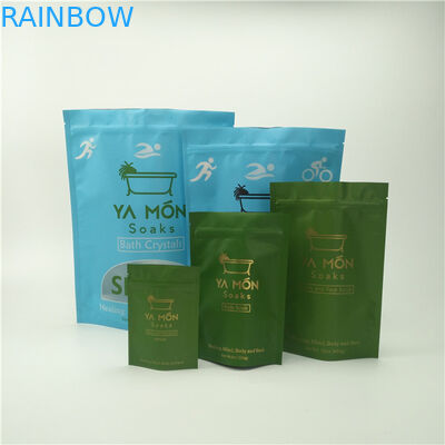 Silberfolie-Taschen für Steh-Body-Scrub-Tasche mit Reißverschluss