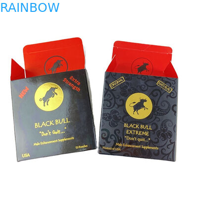 Vitamax-Fabrik Maßgeschneiderter Nashornhonig 3D-Linsenkarte Nashornpillen Anzeigekiste Honigbeutel Verpackung