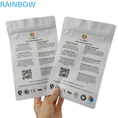 Bestellungen auf Bestellung akzeptiert Snack-Tasche Verpackung mit 120 Tickness und Reißverschluss