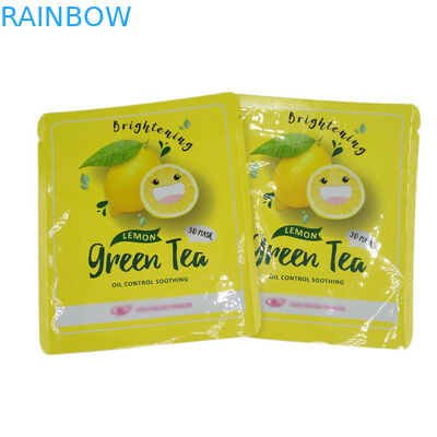 Wärmesiegel Kleingröße Drei-Seiten-Siegel-Taschen Flachprobenpakete für Gesichtsmasken