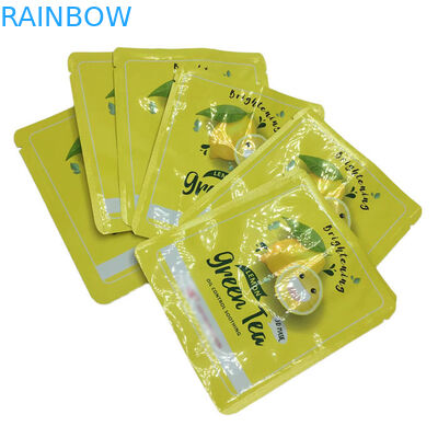 Wärmesiegel Kleingröße Drei-Seiten-Siegel-Taschen Flachprobenpakete für Gesichtsmasken