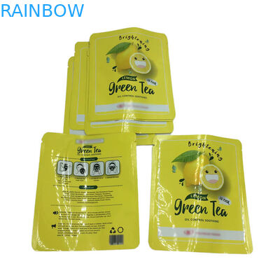 Wärmesiegel Kleingröße Drei-Seiten-Siegel-Taschen Flachprobenpakete für Gesichtsmasken