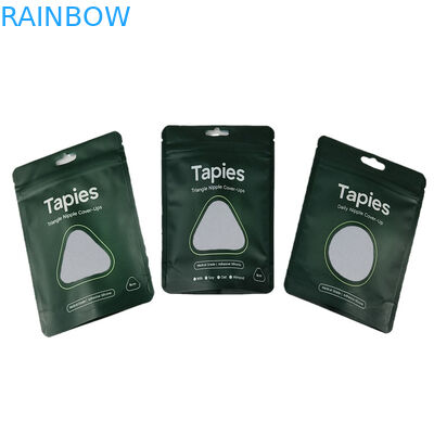 Fabrik Lieferung Wiederverwendbares Versiegeltes Mylar Nippel Patch Verpackungstüte Custom Print Geruchsschutz Taschen mit Logo