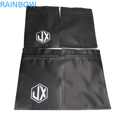 Matte schwarze Drei-Seiten-Siegelkabel USB Plastikverpackungstüten mit Reißverschluss