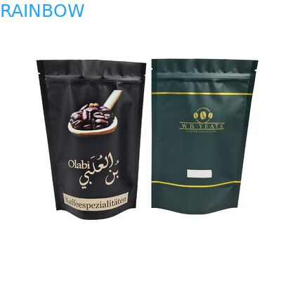 Duftende Kaffeebohnen Custom Logo Digital gedruckt Doypack Klardruck Stand Up Tasche Kaffeebohnen Tasche