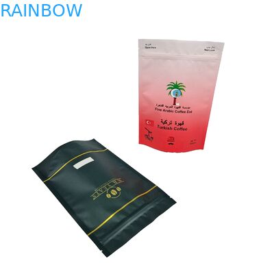 Duftende Kaffeebohnen Custom Logo Digital gedruckt Doypack Klardruck Stand Up Tasche Kaffeebohnen Tasche