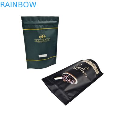 Hochwertige Stand-up-Kaffeebeutel mit Ventil, leicht zu reißen, Reißverschluss, Aluminiumfoliebeutel