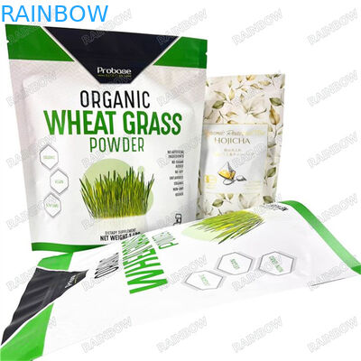 100% Lebensmittelqualität Custom Logo gedruckt Kunststoff Matt Verpackungstüte Kekse Kuchen Verpackungstüte