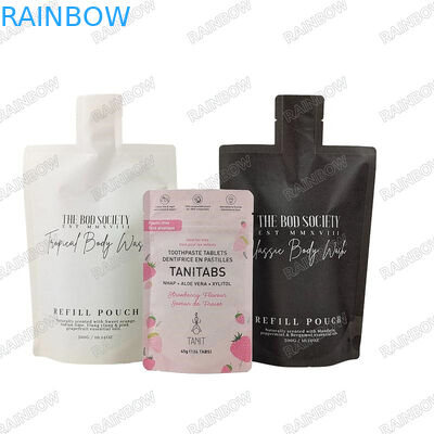 Trinkwasser Plastik-Flüssigtasche Verpackung Wiederverwendbarer Kunststoff-Lebensmittel-Spout-Tasche