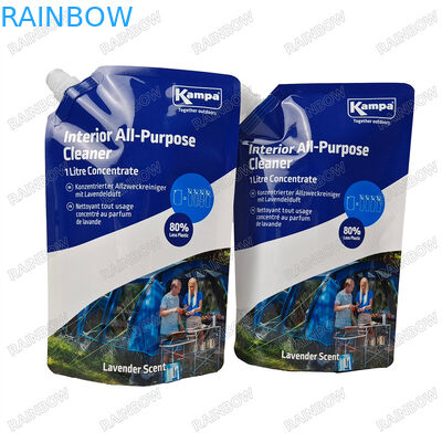 Lebensmittel, Getränke, Saft mit Reißverschluss und Seitenspuckbeutel