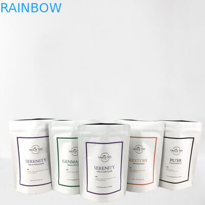 Wiederverschließbare Stehtaschen mit individuellem Logo für Trockentee-Taschenverpackungen