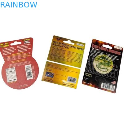 Beschichtete Papier-Blister-Kartenverpackung verfügbar für die Probe in nur 5 Tagen garantiert