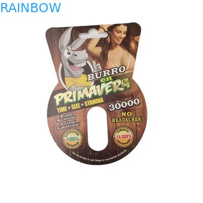 Beschichtete Papier-Blister-Kartenverpackung verfügbar für die Probe in nur 5 Tagen garantiert