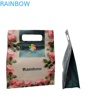 Akzeptieren Sie kundenspezifische Bestellungen Flat-Bottom-Kaffeebeutel mit unteren Packungsbeuteln